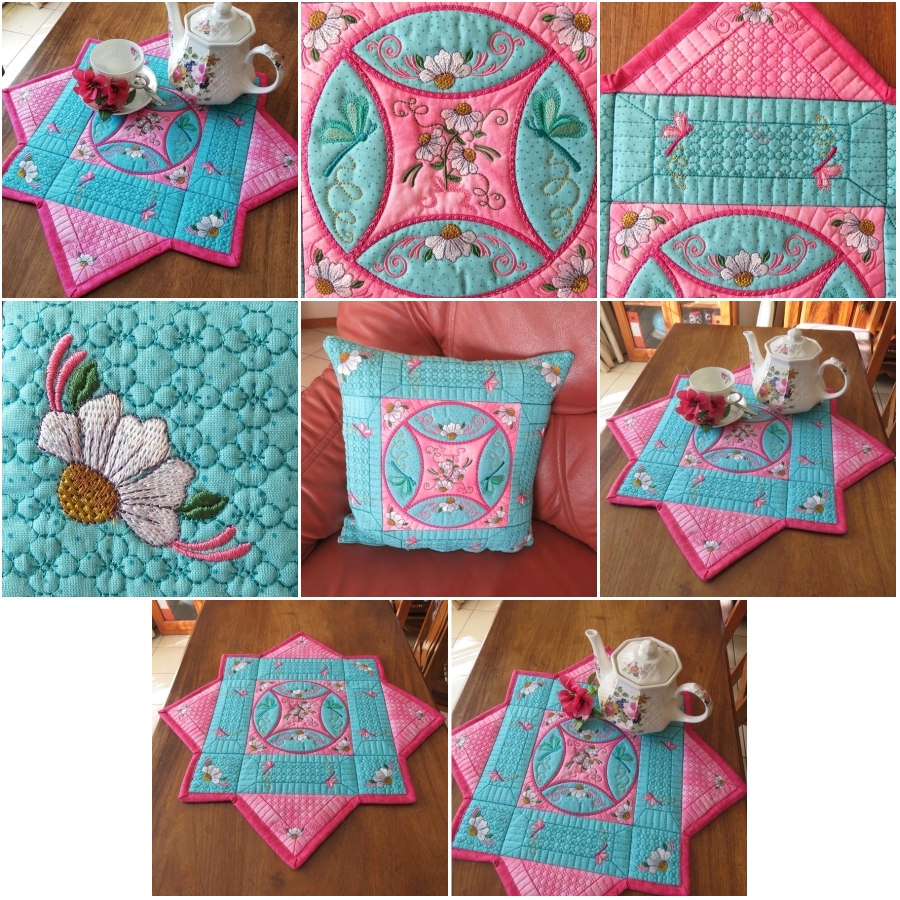 Cathedral Window Table Mat