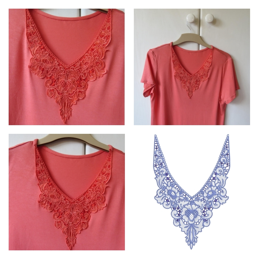Lace Neckline OregonPatchWorks