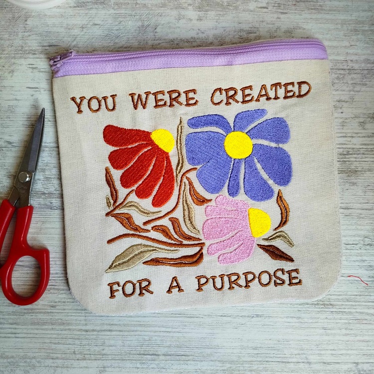 ITH Created For A Purpose Fully Lined Purse