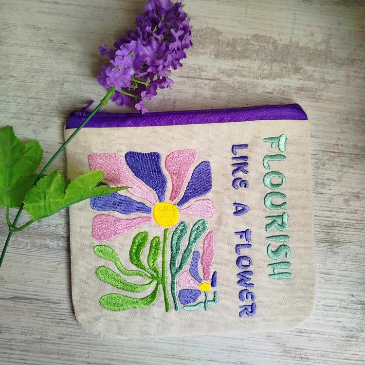 ITH Flourish Like A Flower Purse
