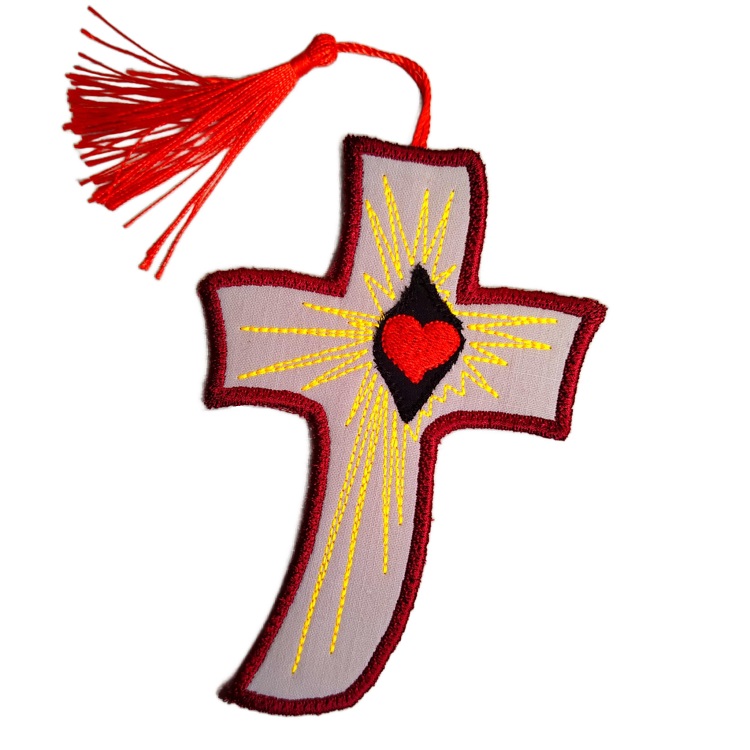 ITH The Simplicity Of The Good Heart Cross Bookmark