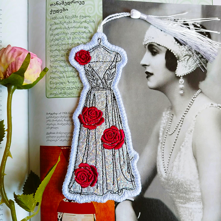 ITH Your Dress With Roses Bookmark