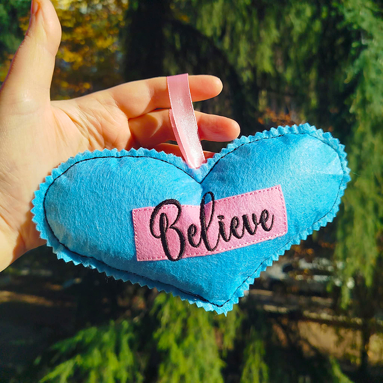 ITH Believe Felt Heart