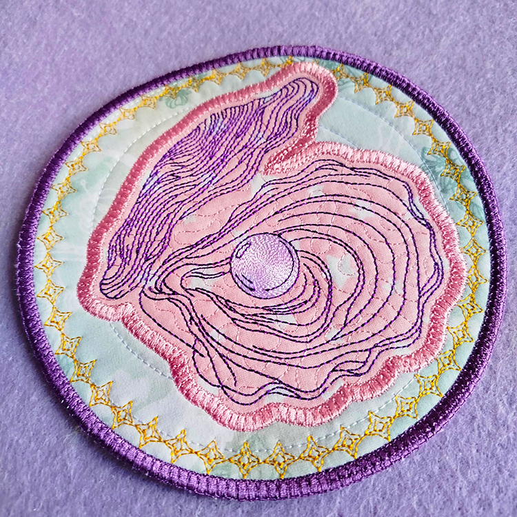 ITH Pearl Seashell Coaster