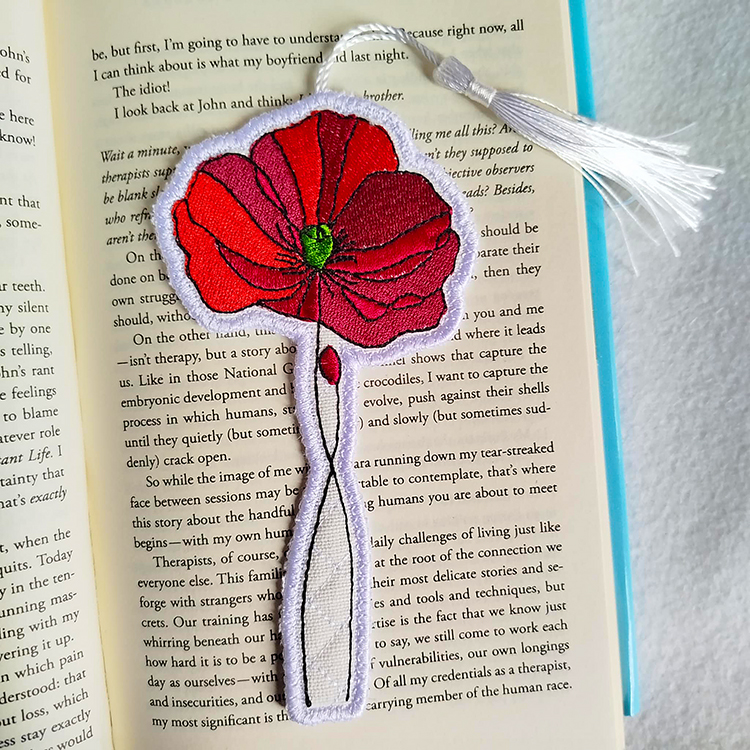 ITH Poppy Bookmark