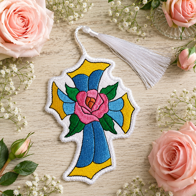 ITH Rose Cross Bookmark