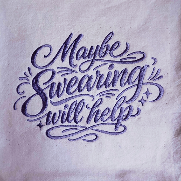 Maybe Swearing Will Help