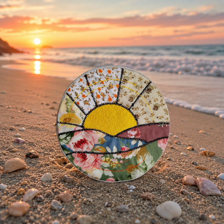 ITH Sunrise Applique Coaster