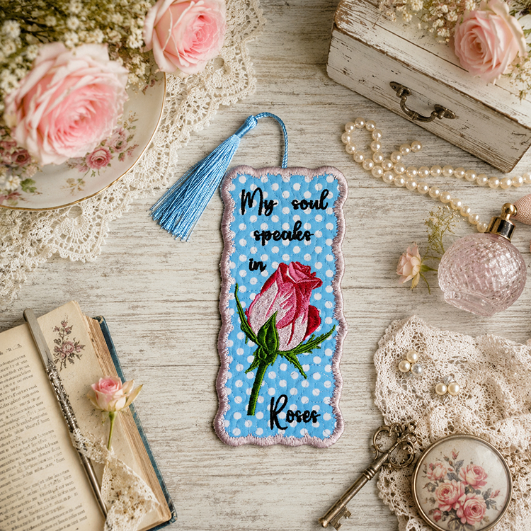 ITH My Soul In Roses Bookmark