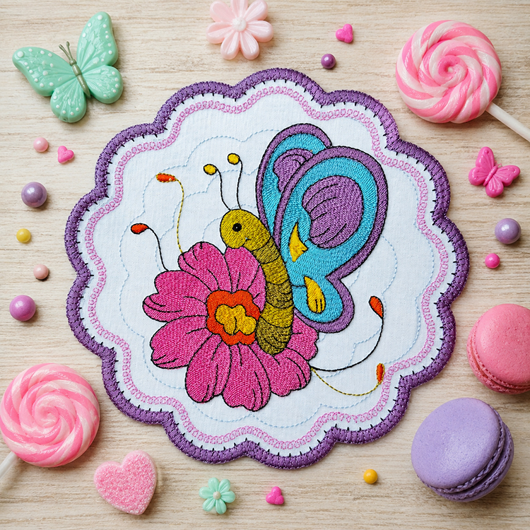 ITH Sweet Butterfly Coaster