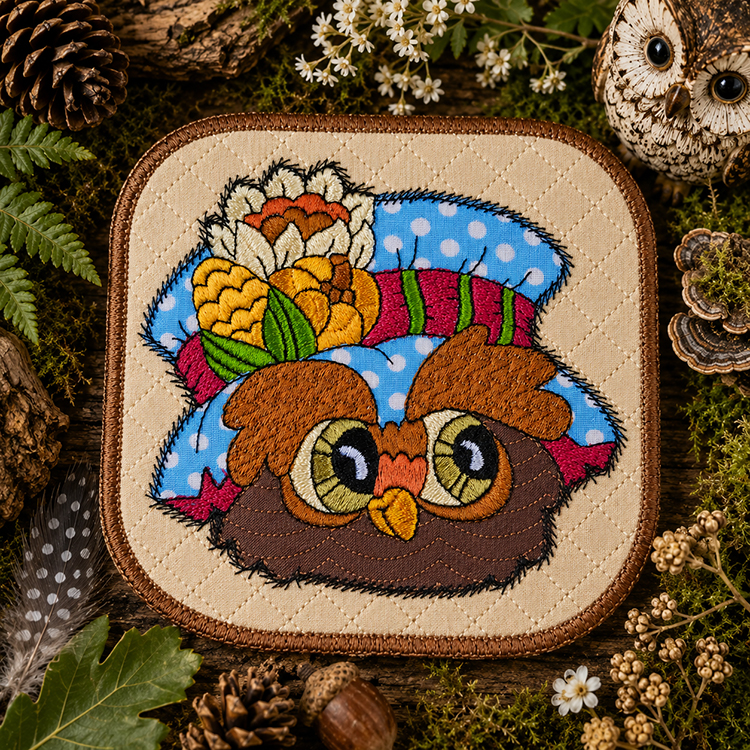 ITH Fall Owl Coaster 2
