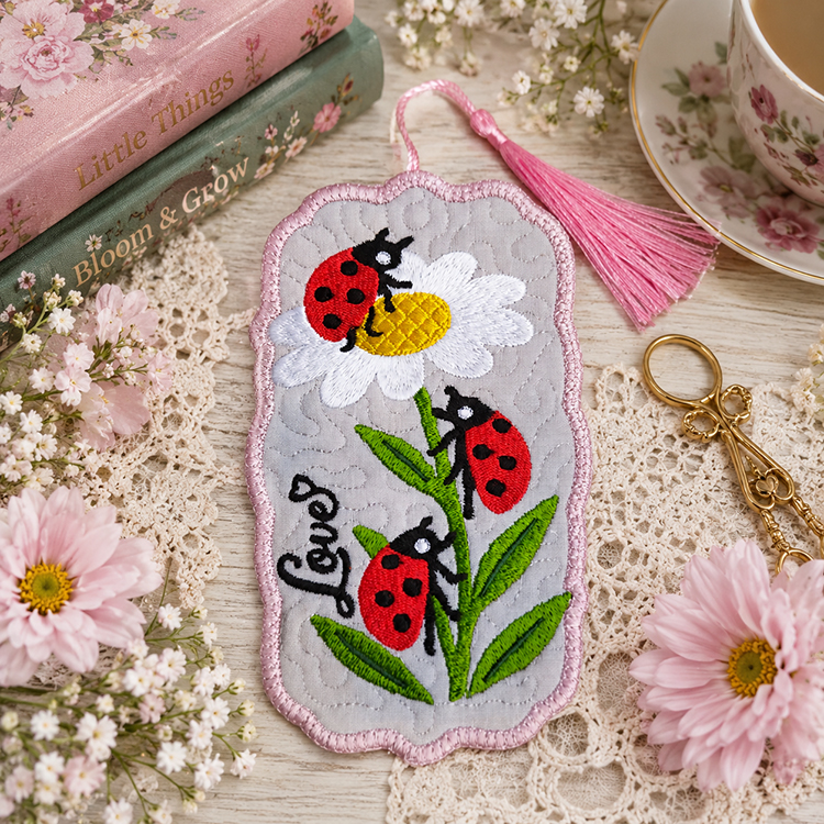 ITH Sweet Lovebugs Bookmark