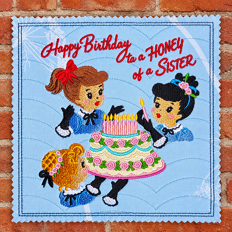 ITH Honey Of A Sister Birthday Card