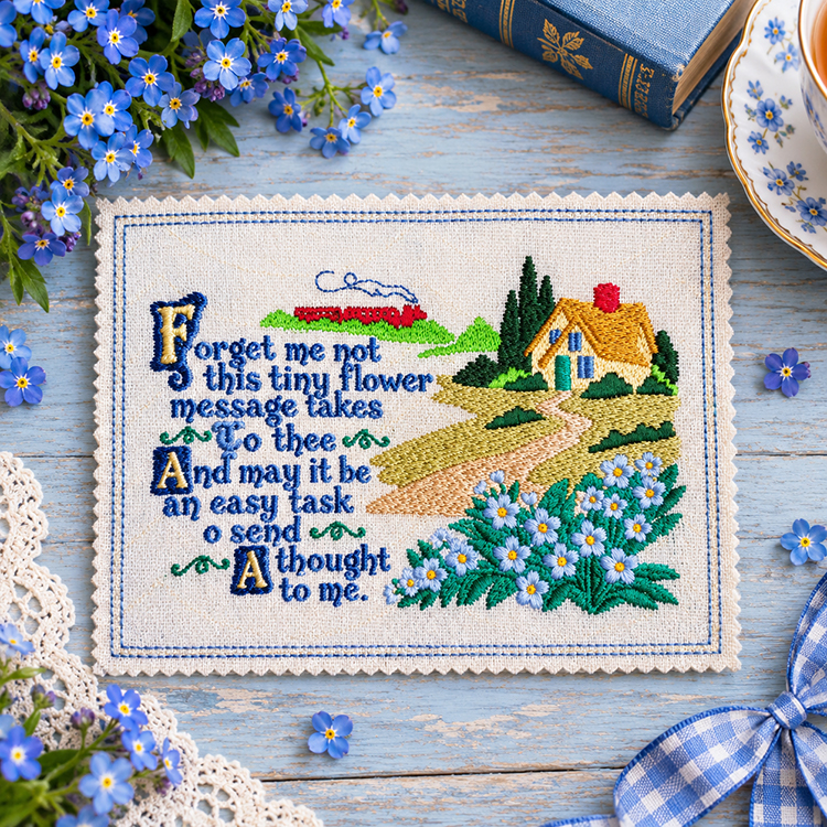 ITH Forget Me Not Card