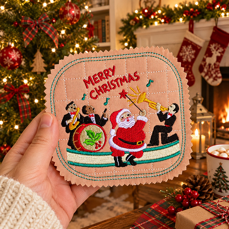 ITH All That Jazz Santa Card