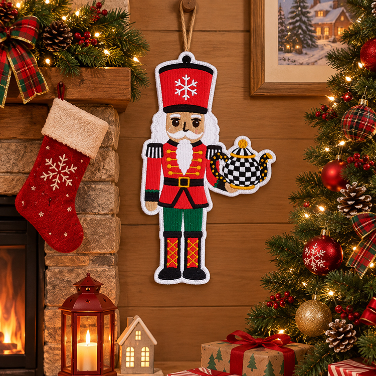 ITH Nutracker With Teapot Wall Hanger