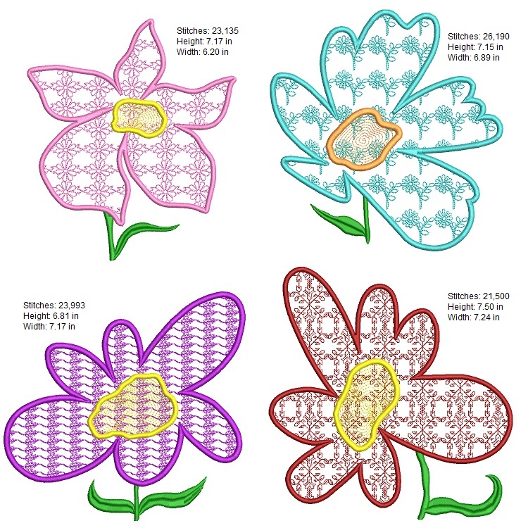 Huge Floral Appliques-4