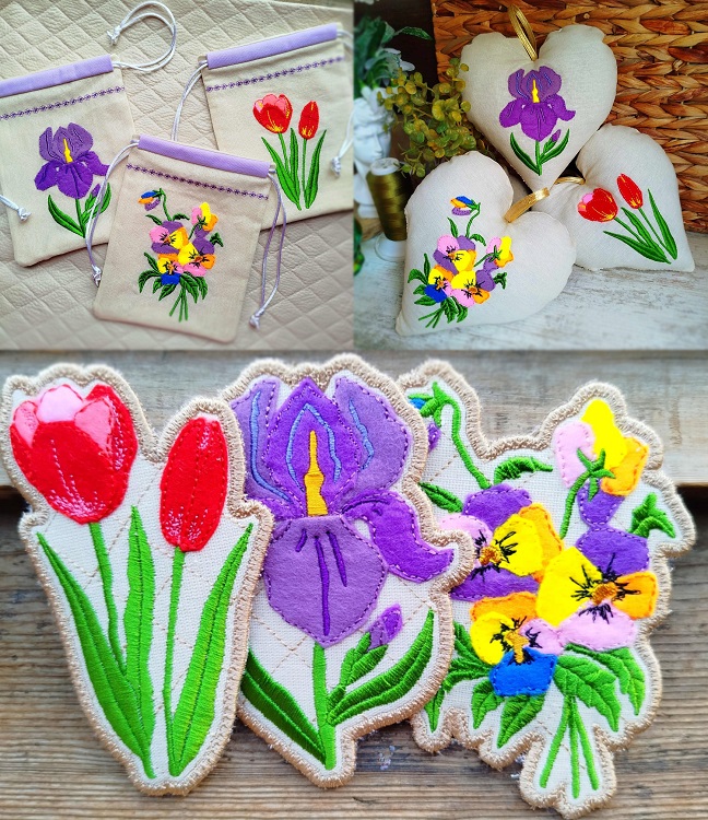 Big Floral Applique Bundle-3