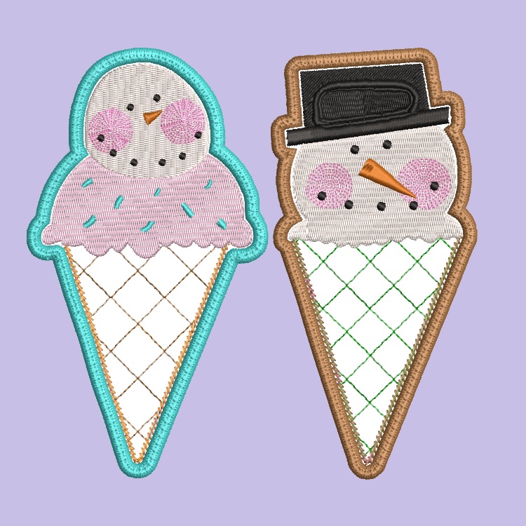 ITH Snowmen Ice Creams   Bookmarks-4