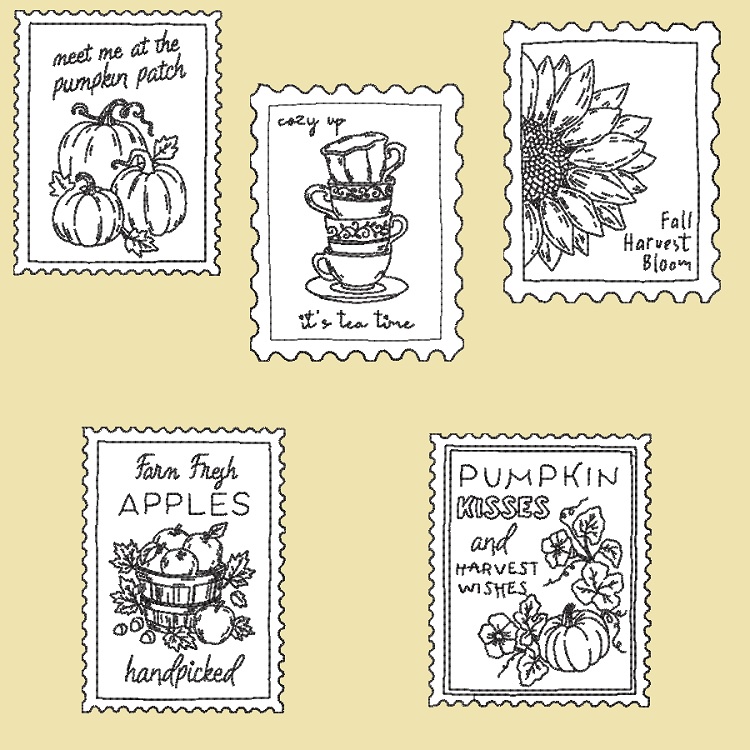 Fall Itty Bitty Stamps-3