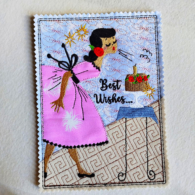 ITH Birthday And Best Wishes Vintage Cards Set-8