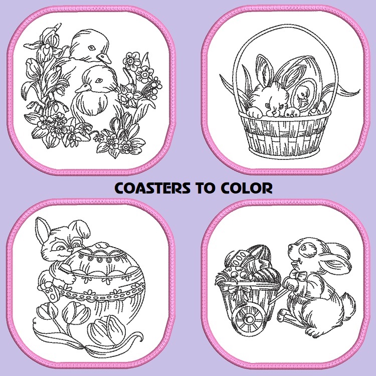 ITH Easter Coasters To Color-4