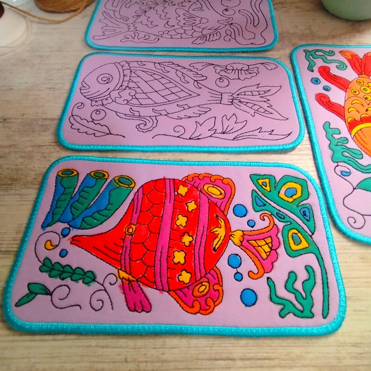 ITH Fish Coloring Coasters-6