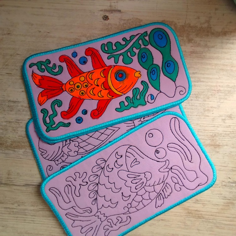 ITH Fish Coloring Coasters-9
