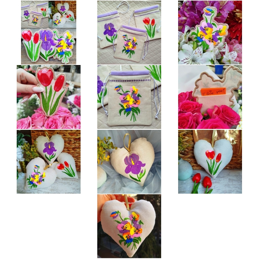 Big Floral Applique Bundle