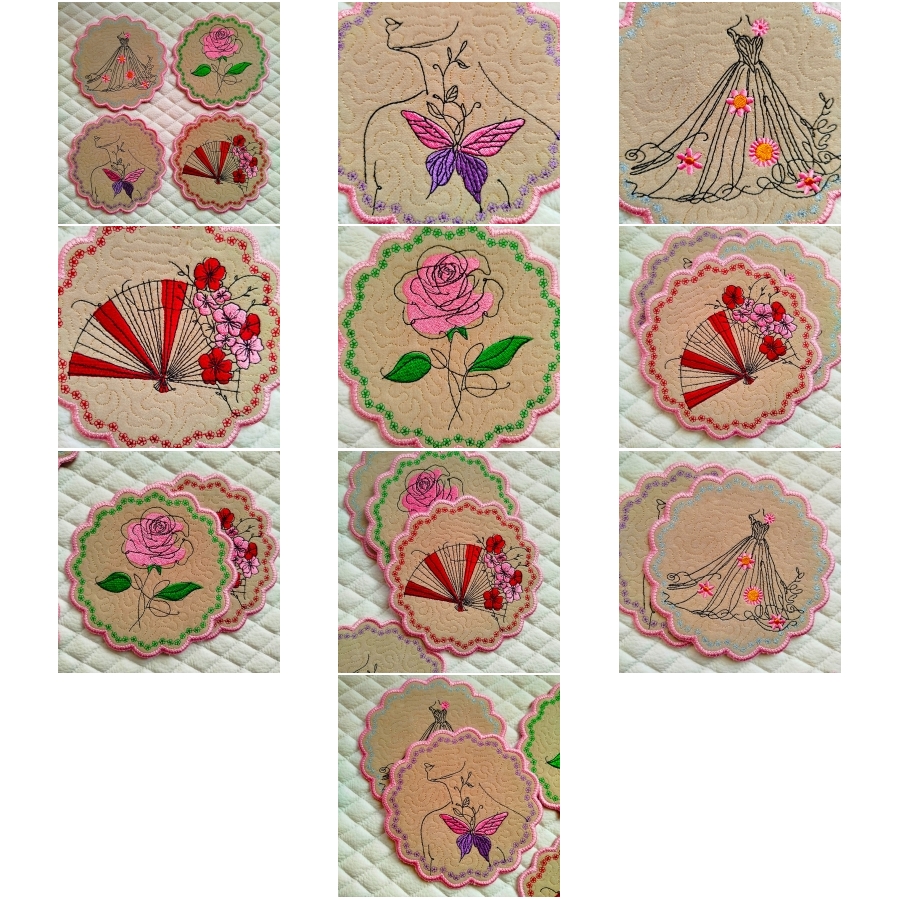 ITH Girly Pink Coasters