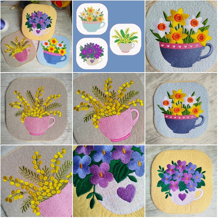 ITH Floral Prettiest Mugrugs