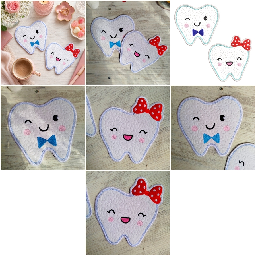 ITH Cute Teeth Coasters