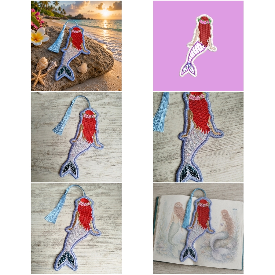ITH Pretty Mermaid Bookmark