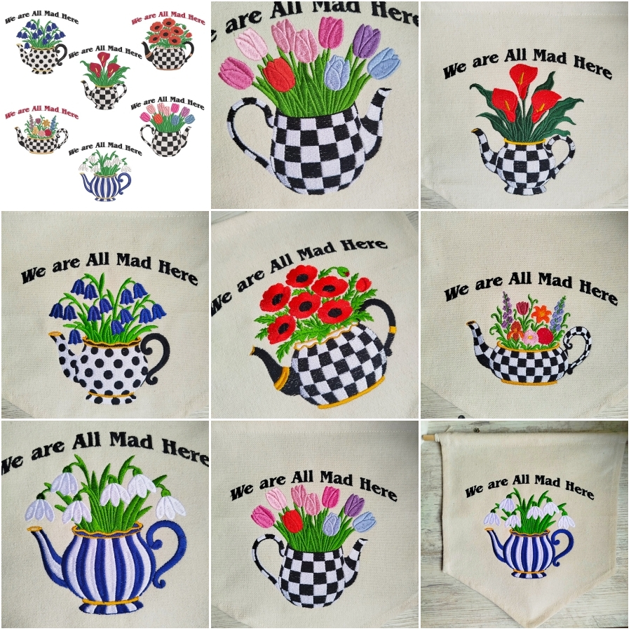 We Are All Mad Here Teapots