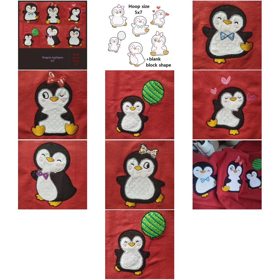 Penguins Appliques