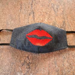 ITH Red Lips Face Mask 1