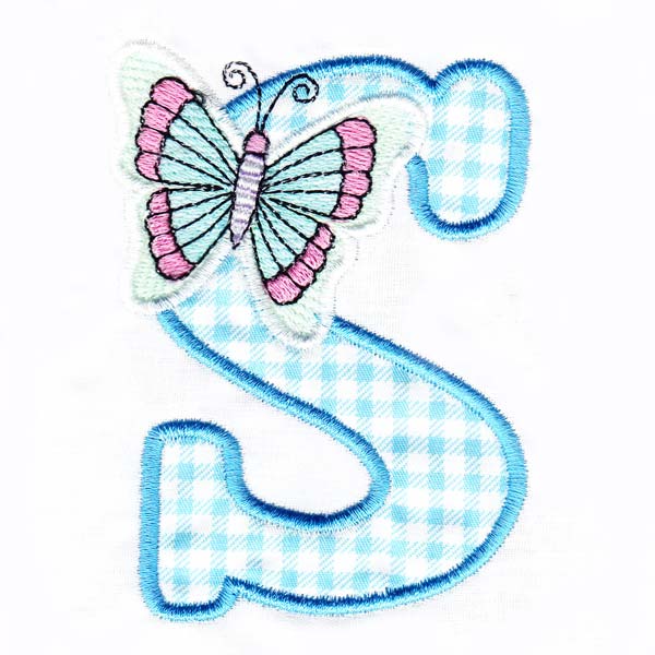 Butterfly Alphabet Singles OregonPatchWorks