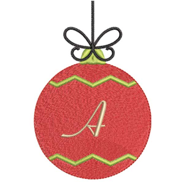 Christmas Alphabet A