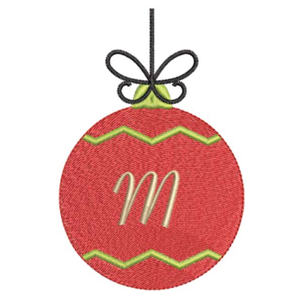 Christmas Alphabet M