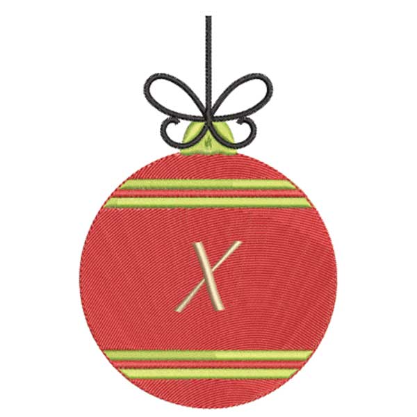 Christmas Alphabet X