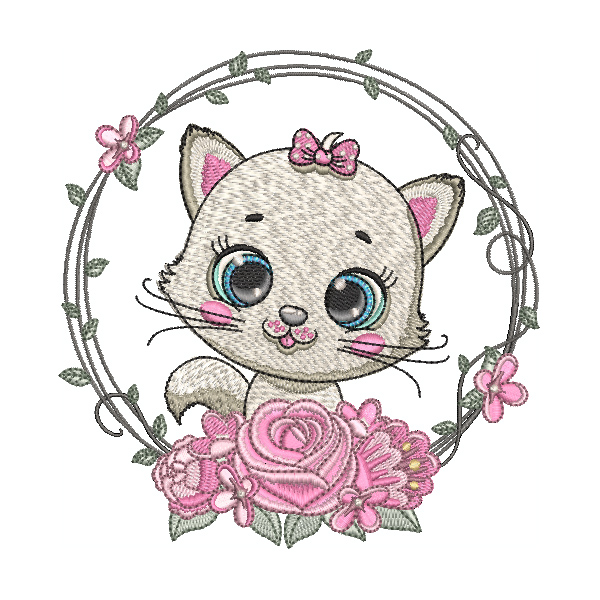 Rose Woodland Animals 01