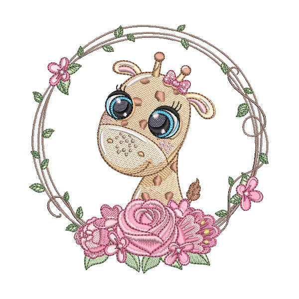 Rose Woodland Animals 03