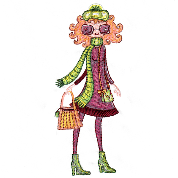 Christmas Fashion Lady 1