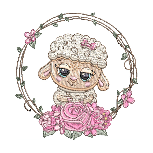 Rose Woodland Animals 05