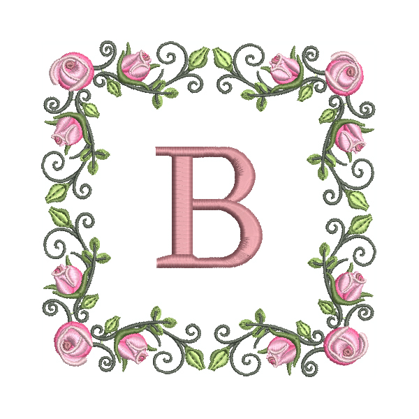 Roses Delight Alphabet-4