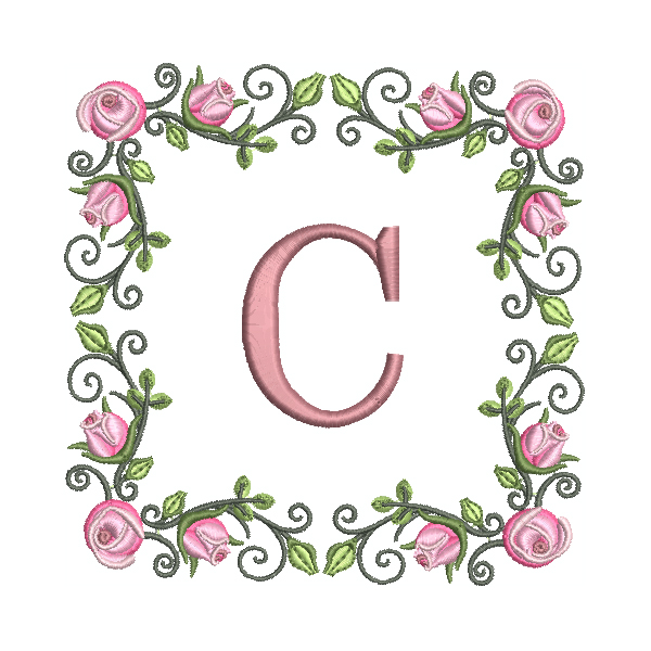 Roses Delight Alphabet-5