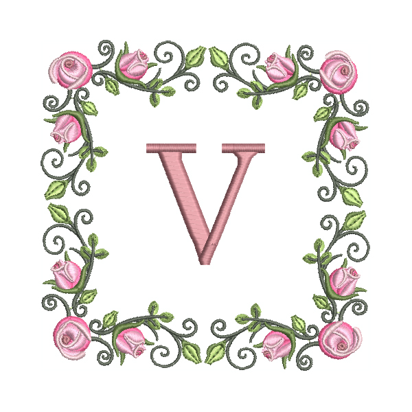 Roses Delight Alphabet-24