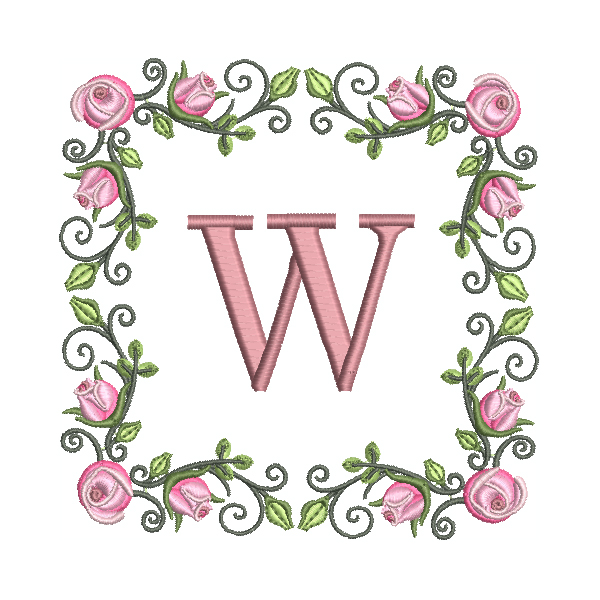 Roses Delight Alphabet-25