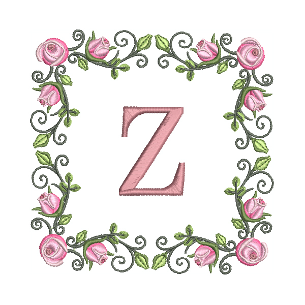 Roses Delight Alphabet-28