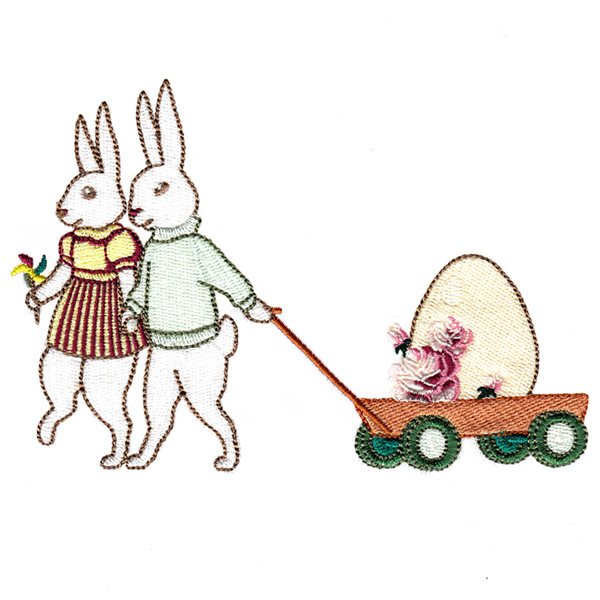 Vintage Easter Bunnies-4